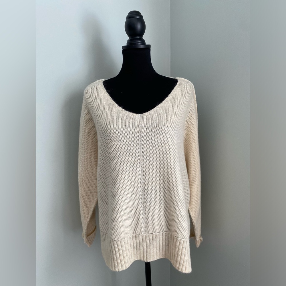 NWT Cream Slouchy Sweater